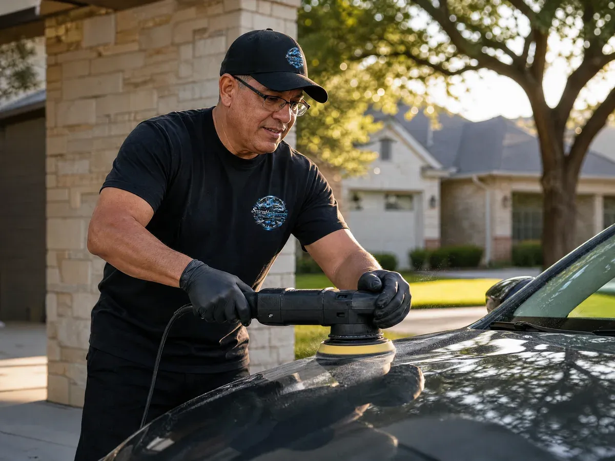 The owner of Scarabbodyworks Detailing