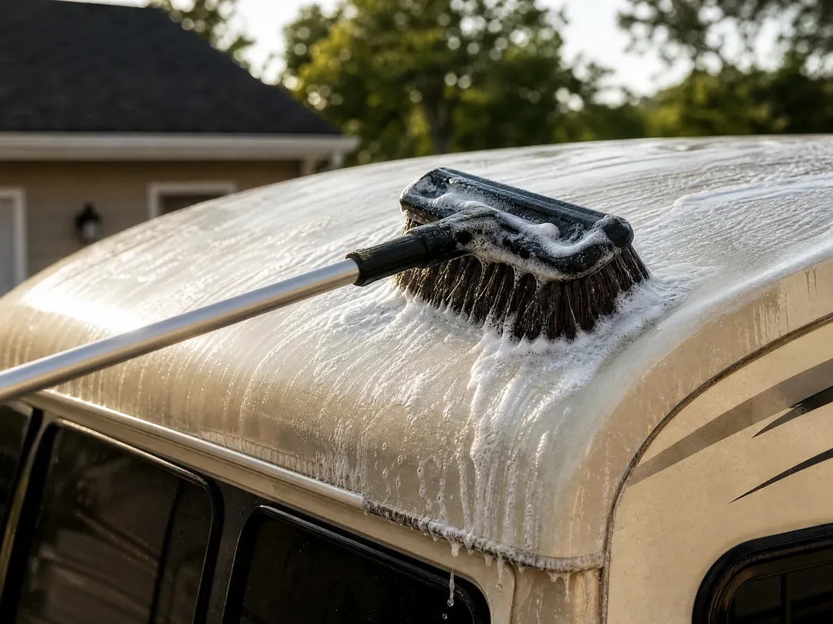 RV inspection walkaround — Scarabbodyworks Detailing in Austin, TX