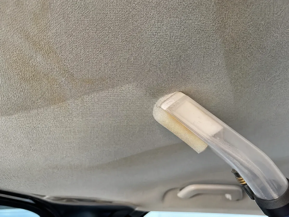 Headliner and stain removal — Scarabbodyworks Detailing in Austin, TX