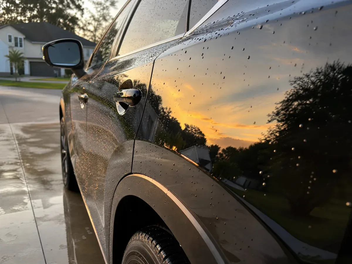 Paint inspection under raking light — Scarabbodyworks Detailing in Austin, TX