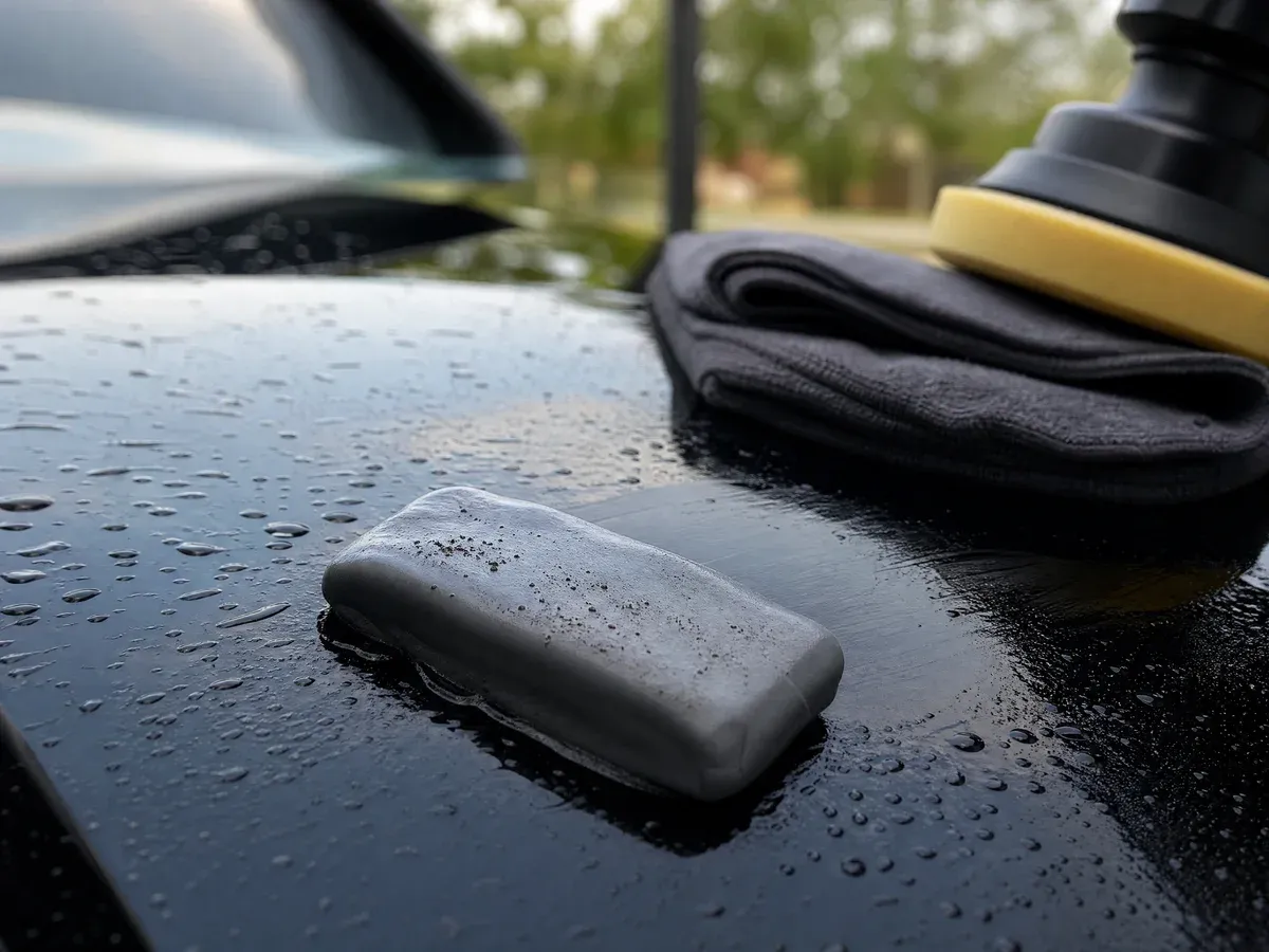 Clay bar treatment — Scarabbodyworks Detailing in Austin, TX