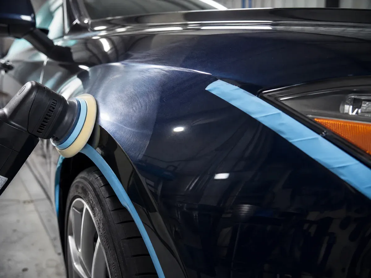 Paint correction before coating — Scarabbodyworks Detailing in Austin, TX