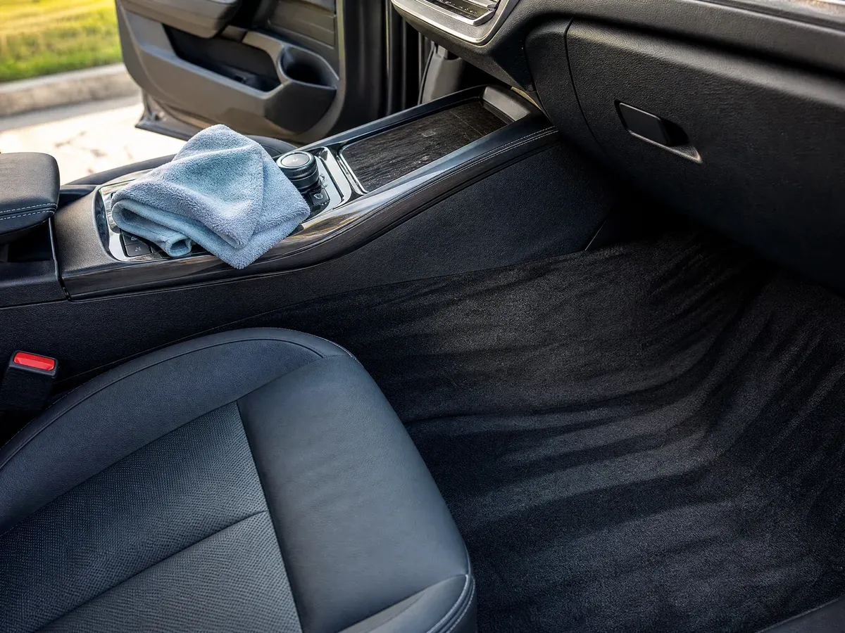 Interior vacuum and shampoo — Scarabbodyworks Detailing in Austin, TX