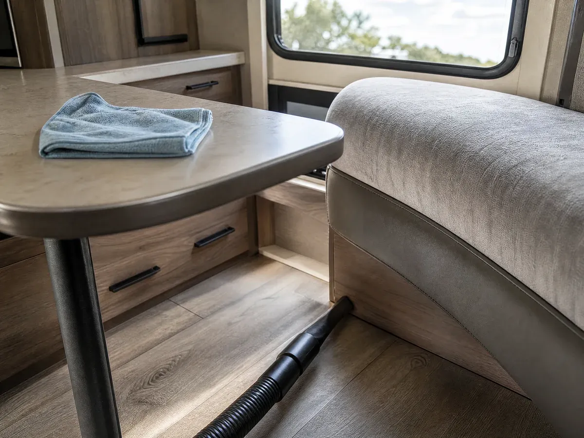 RV interior detailing — Scarabbodyworks Detailing in Austin, TX