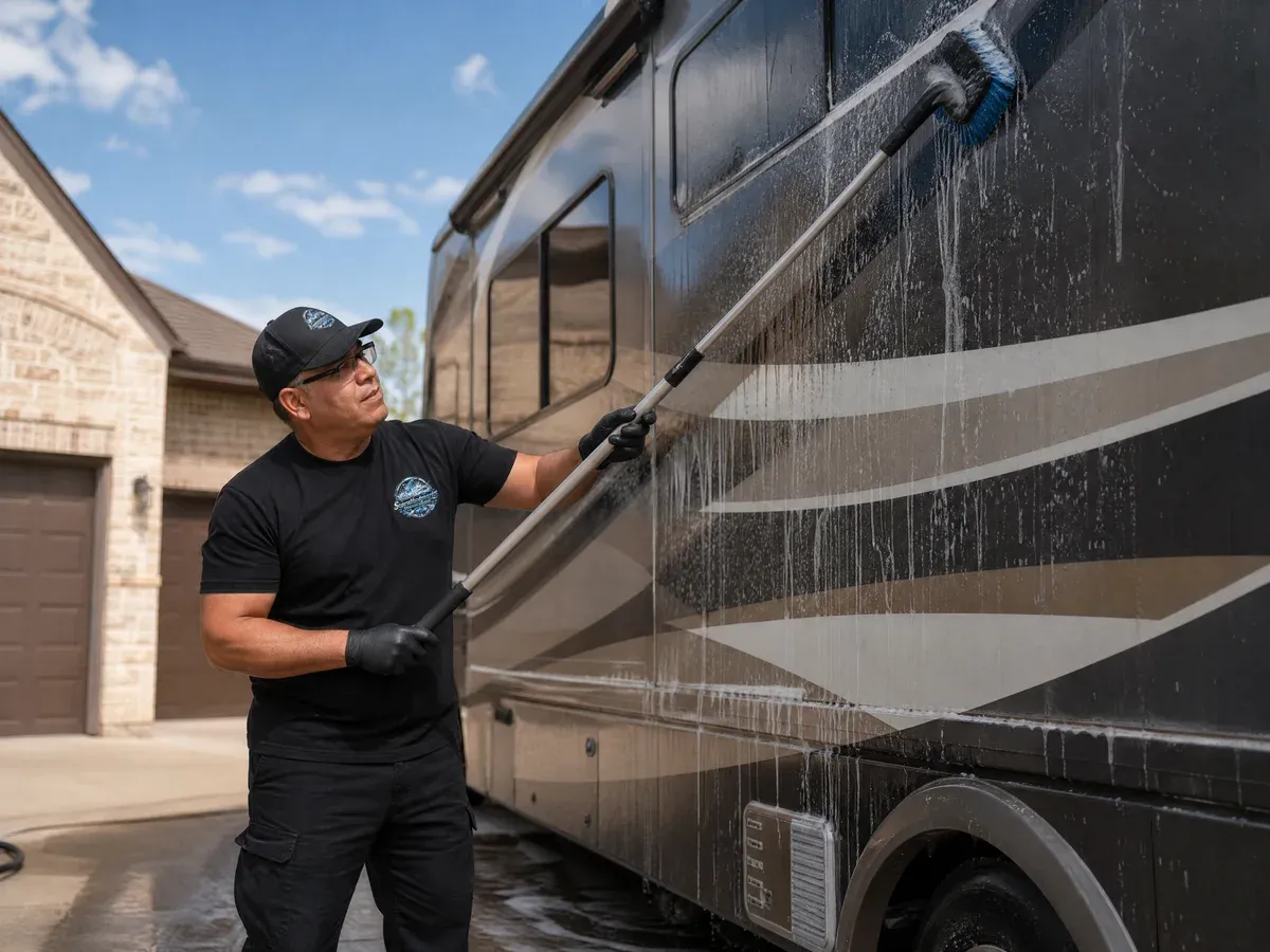 RV detailing process — Scarabbodyworks Detailing in Austin, TX